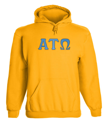 Alpha Tau Omega Twill Letter Hoody