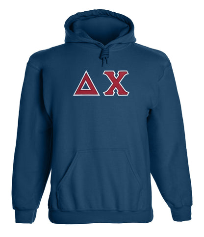 Delta Chi Twill Letter Hoody