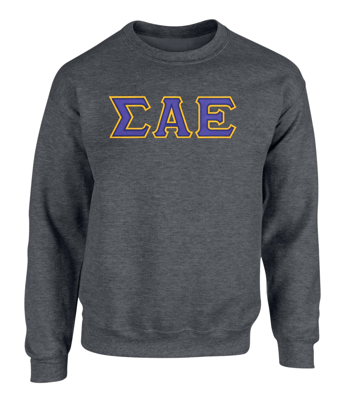 Sigma Alpha Epsilon Twill Letter Crewneck Sweatshirt