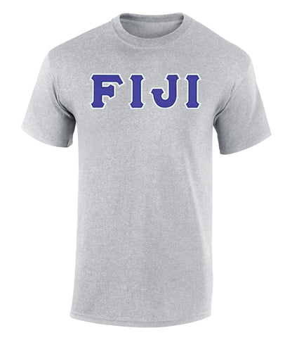 Fiji Phi Gamma Delta Twill Letter Tee