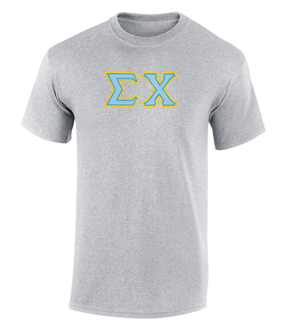 Sigma Chi Twill Letter Tee