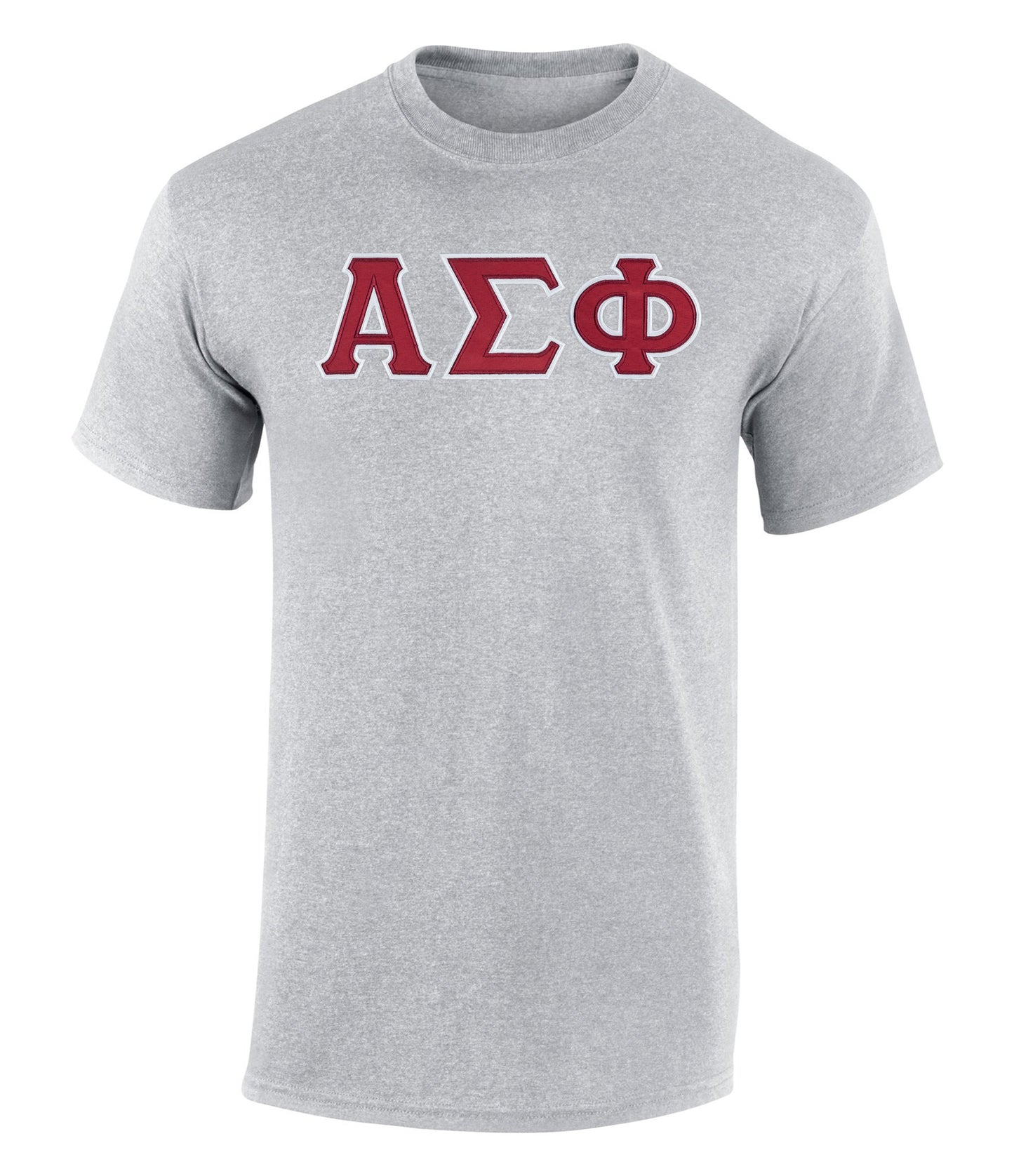 Alpha Sigma Phi Twill Letter Tee