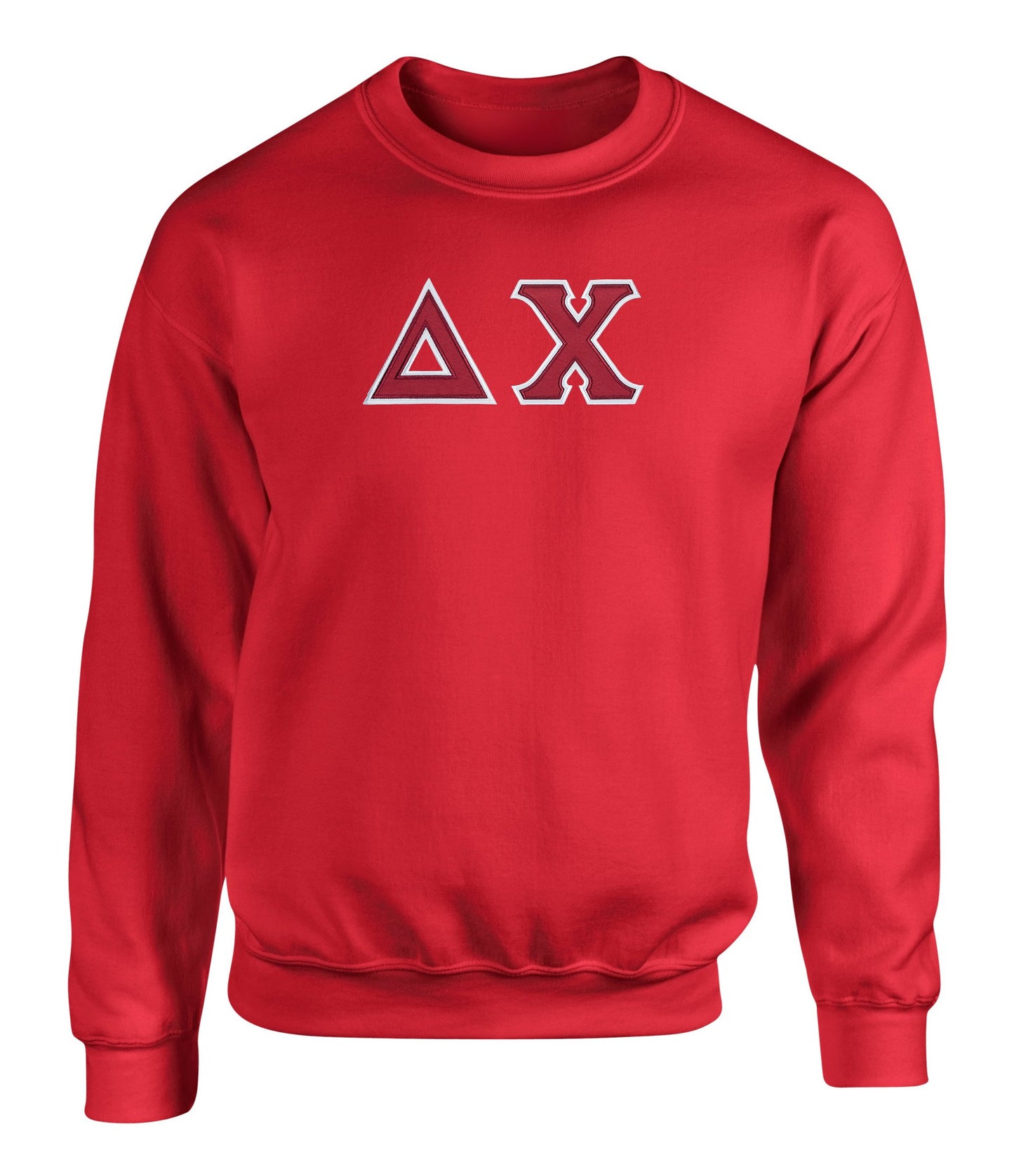 Delta Chi Twill Letter Crewneck Sweatshirt