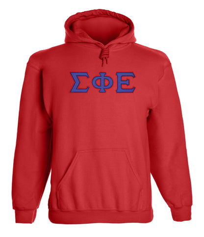 Sigma Phi Epsilon Twill Letter Hoody