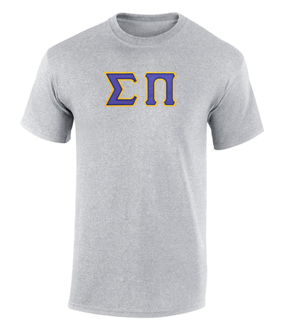 Sigma Pi Twill Letter Tee