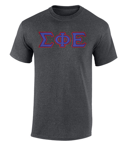 Sigma Phi Epsilon Twill Letter Tee