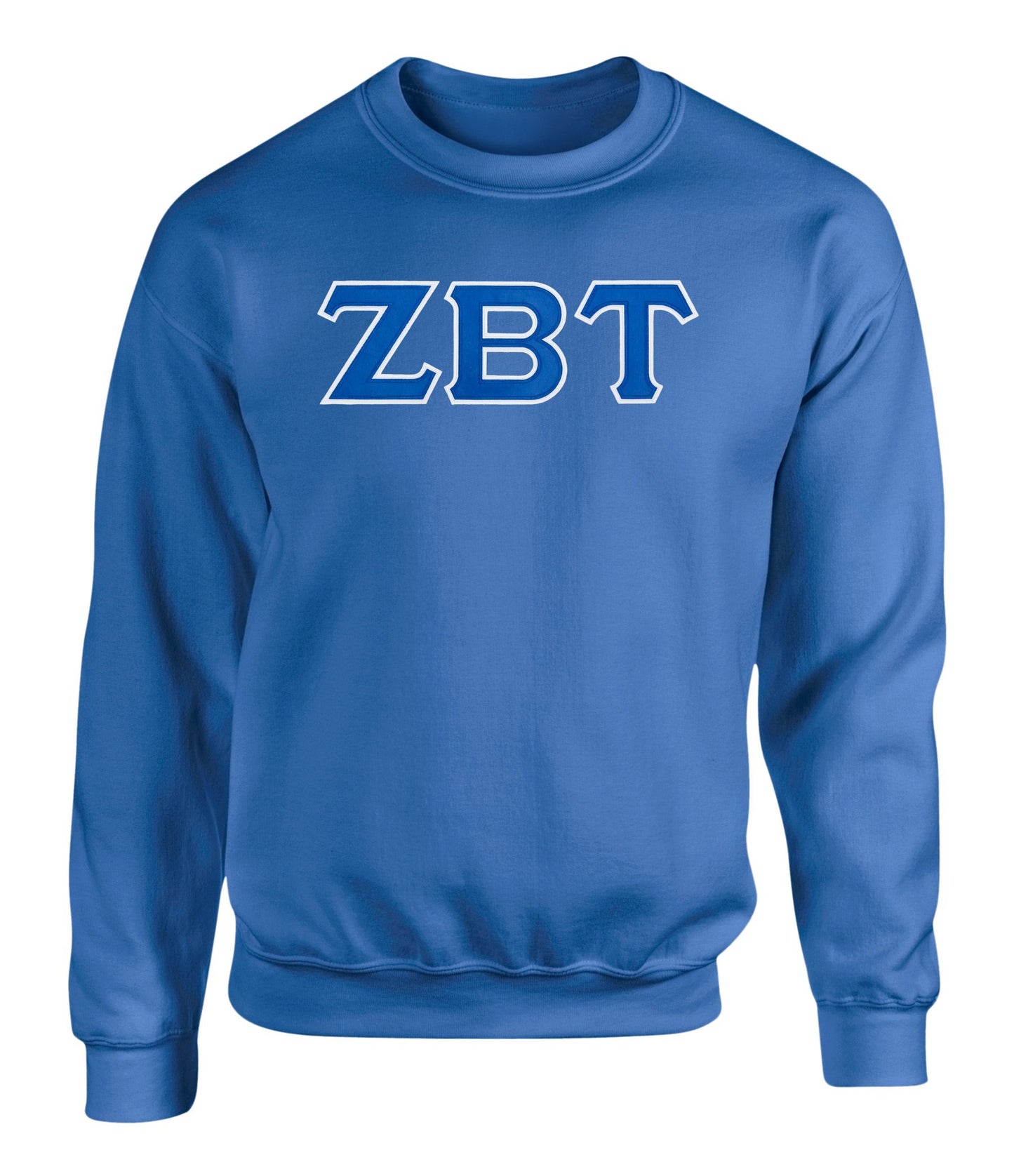 Zeta Beta Tau Twill Letter Crewneck Sweatshirt