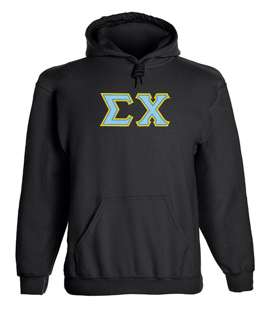 Sigma Chi Twill Letter Hoody