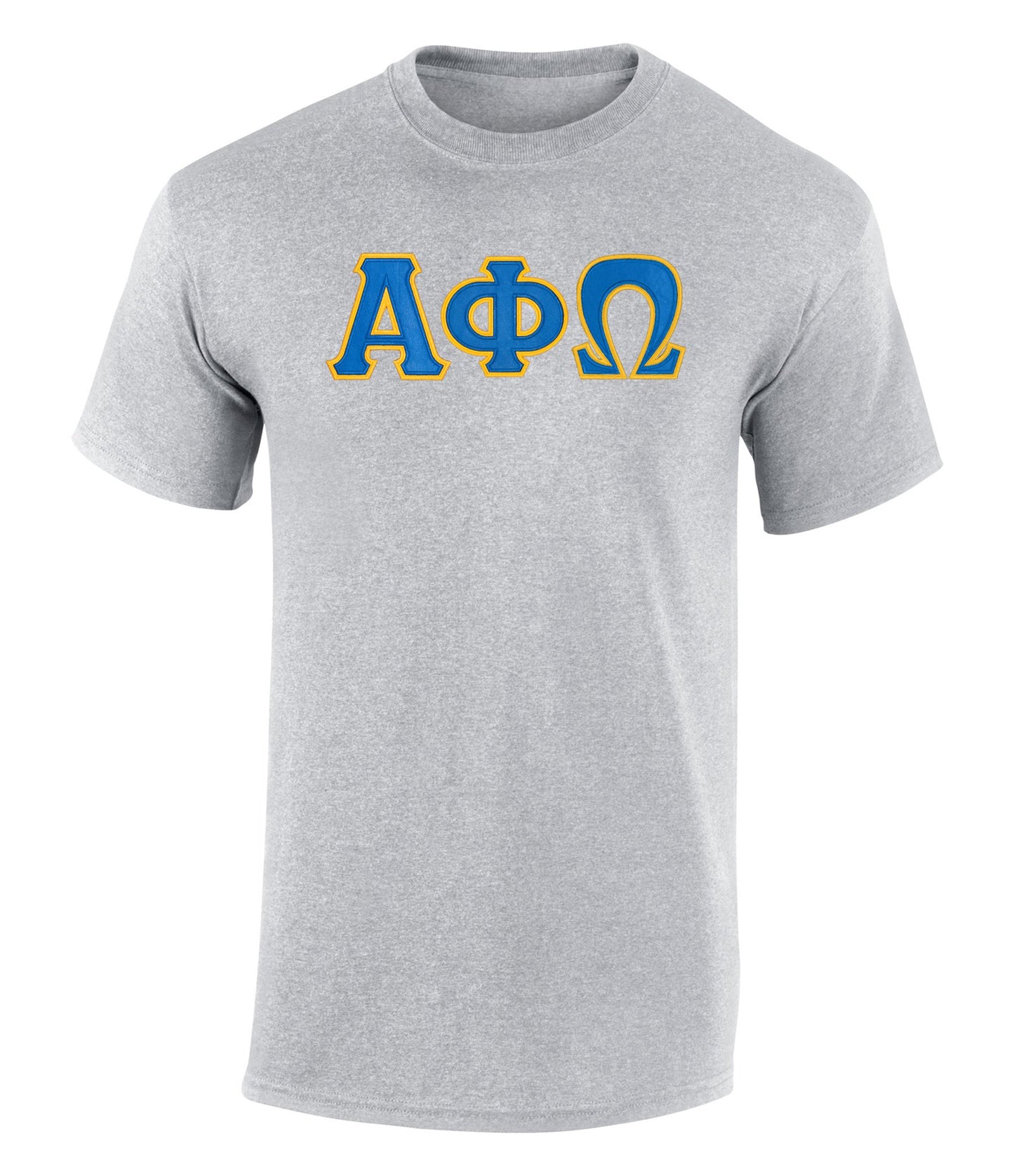 Alpha Phi Omega Twill Letter Tee