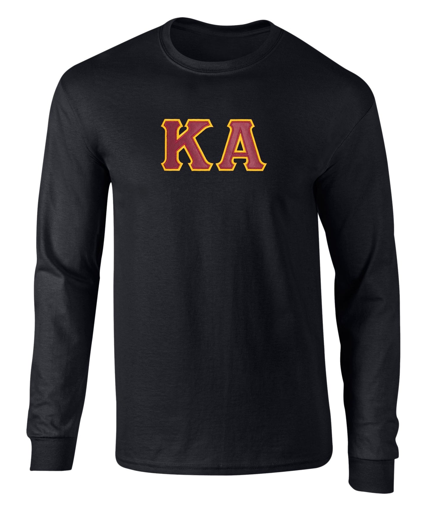 Kappa Alpha Twill Letter Long Sleeve Tee