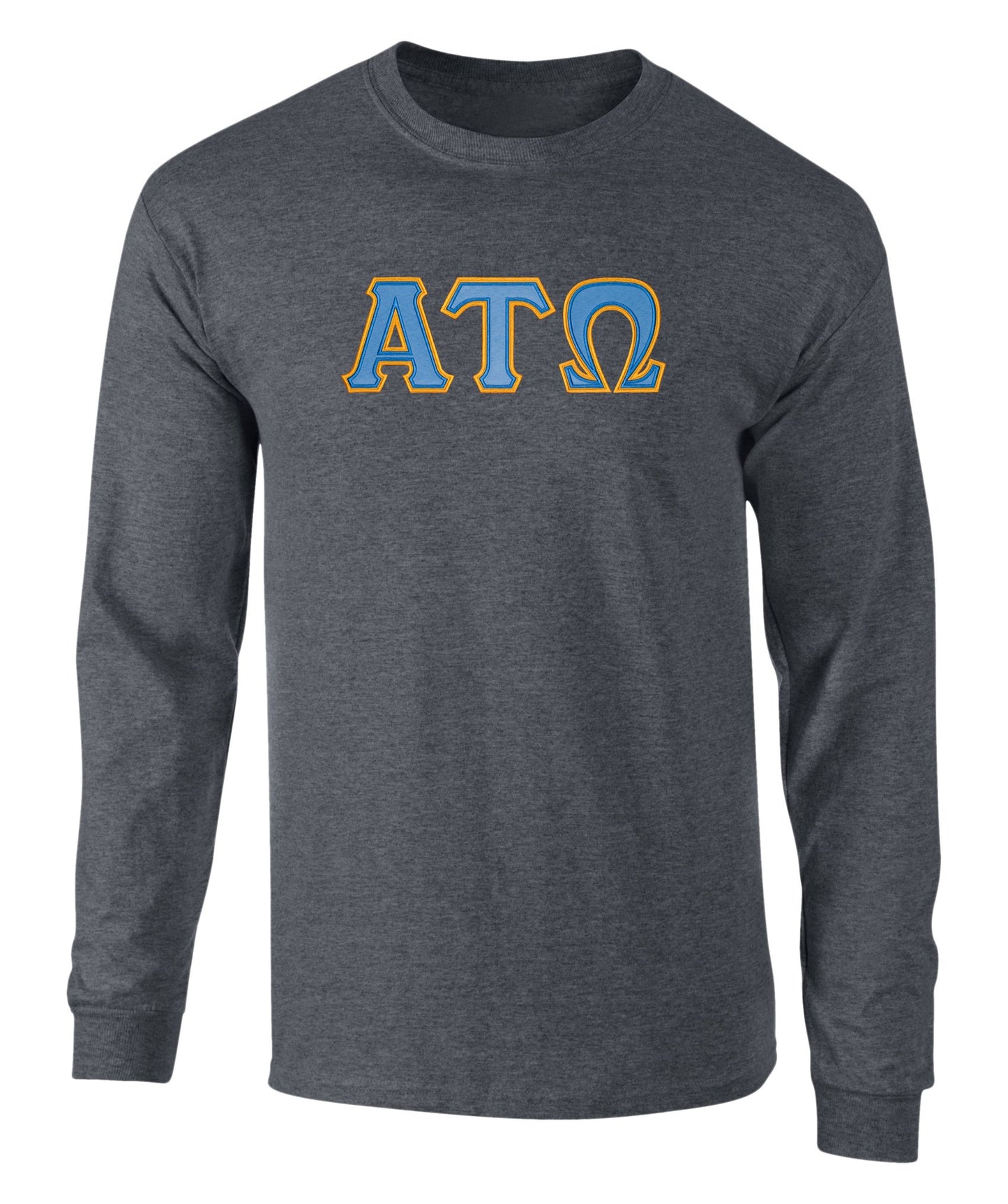 Alpha Tau Omega Twill Letter Long Sleeve Tee