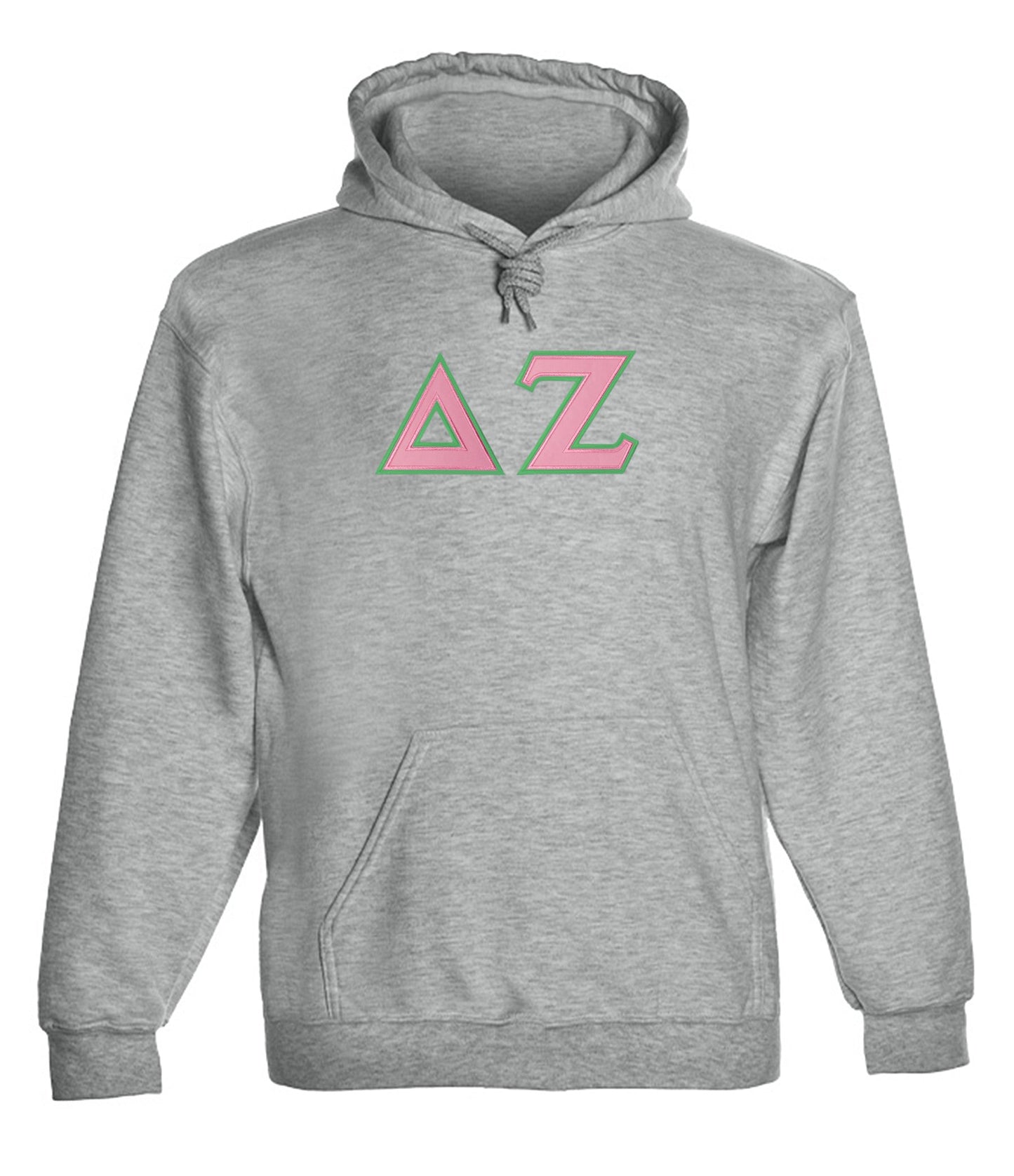 Delta Zeta Twill Letter Hoody