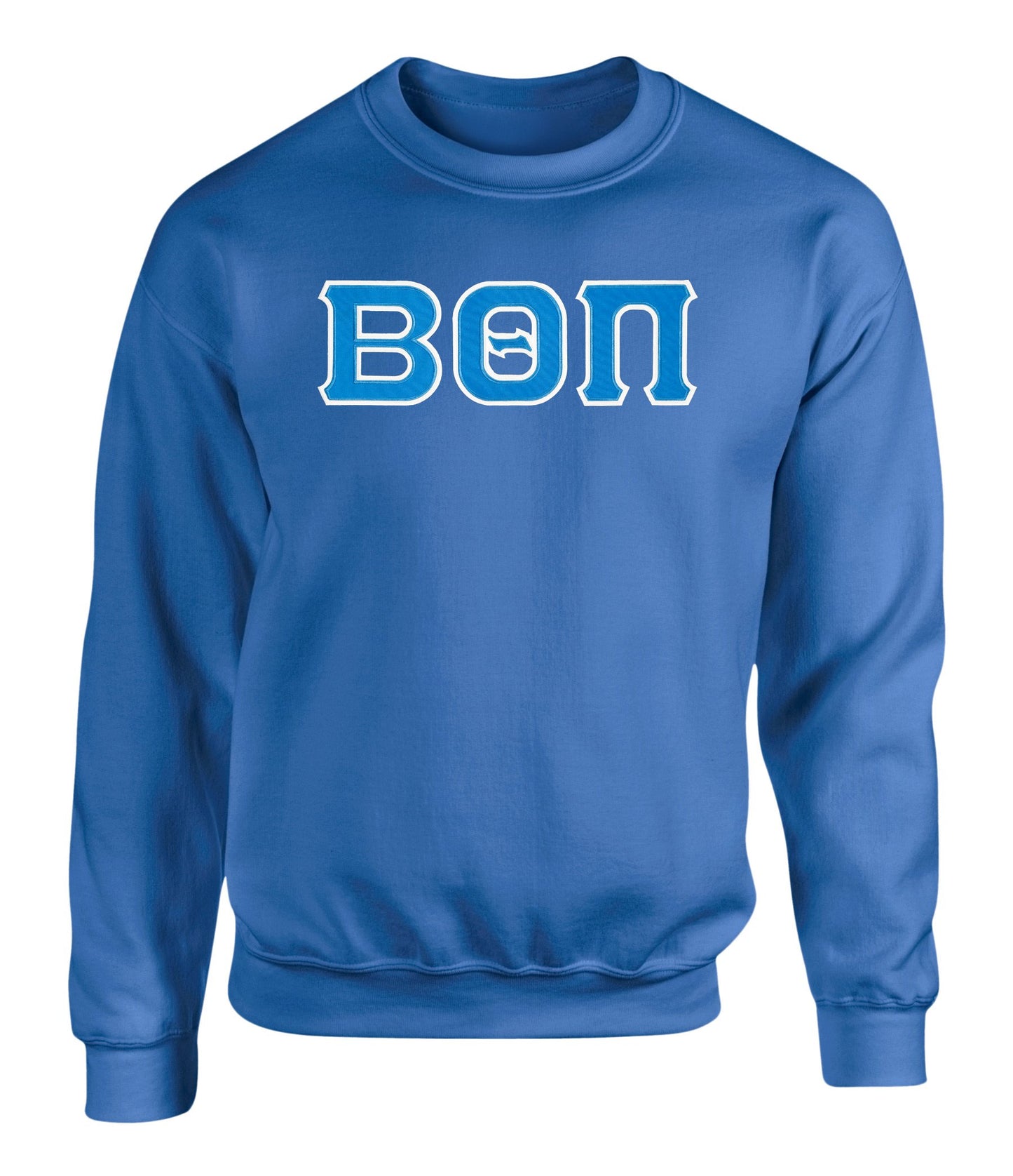 Beta Theta Pi Twill Letter Crewneck Sweatshirt