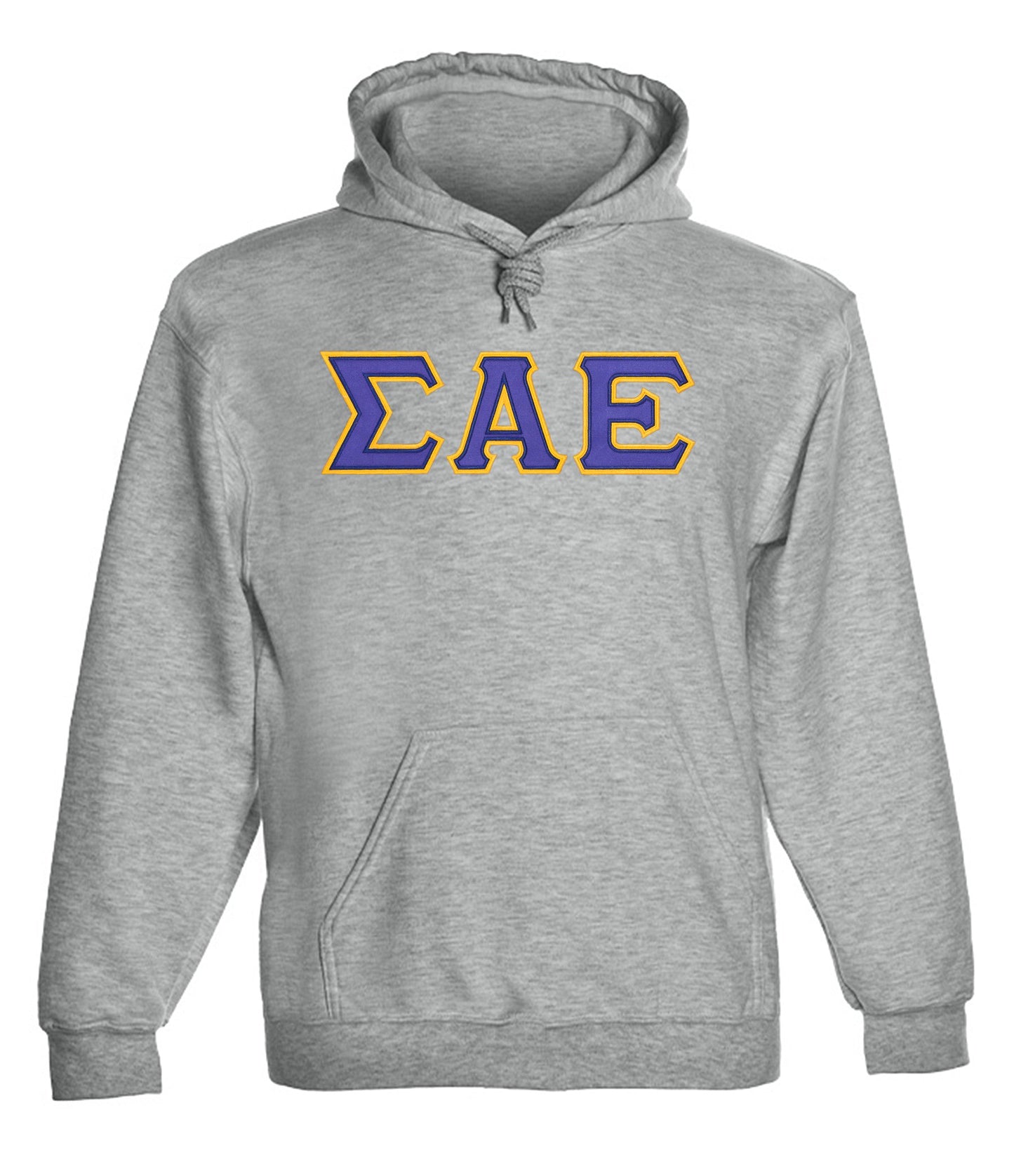 Sigma Alpha Epsilon Twill Letter Hoodies