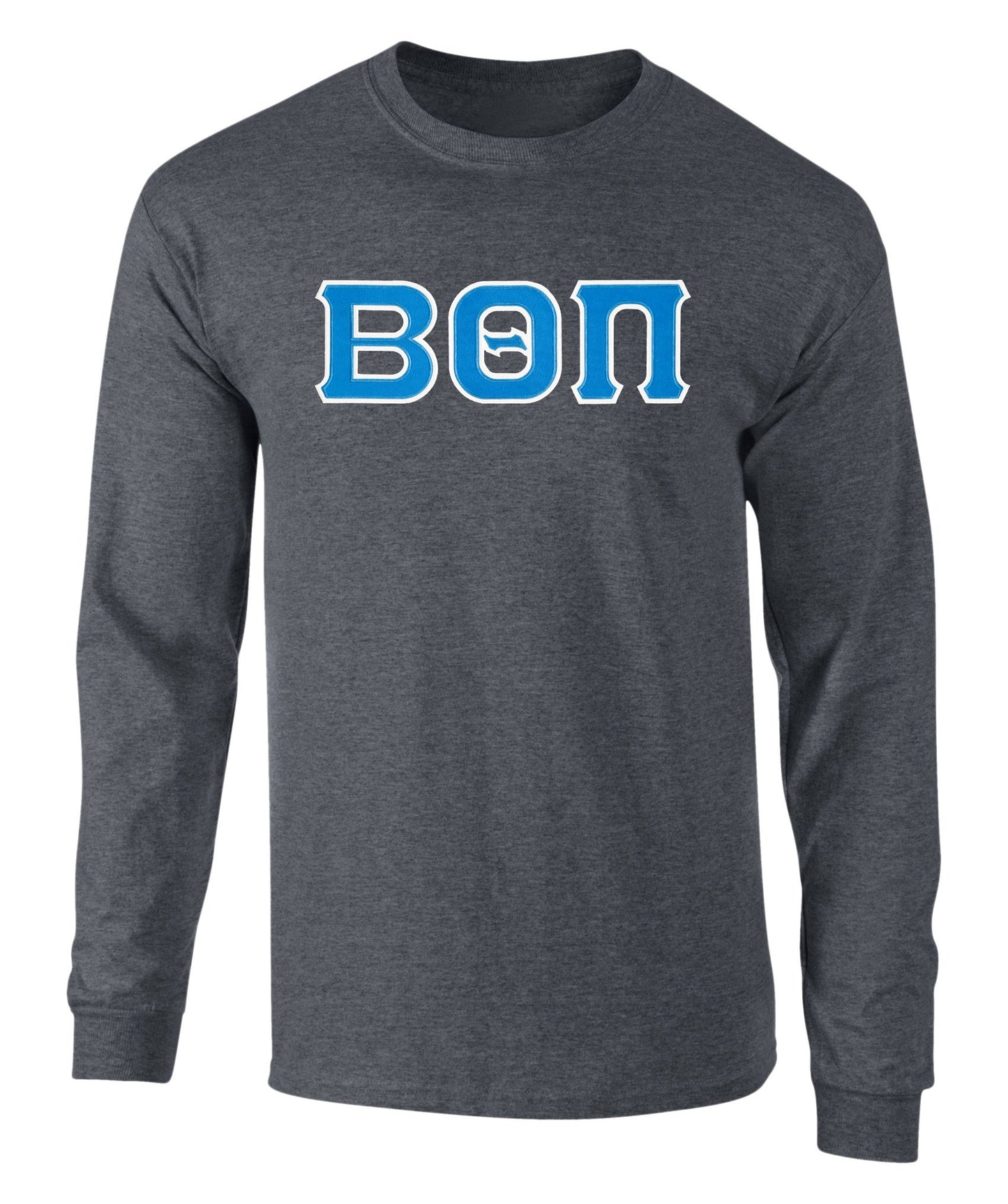 Beta Theta Pi Twill Letter Long Sleeve T Shirt