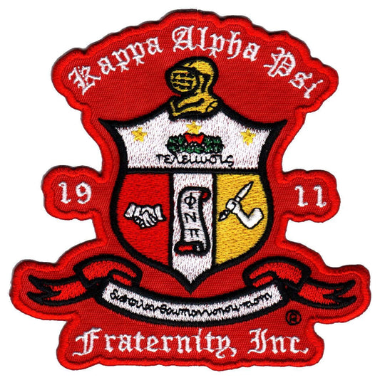 Kappa Alpha Psi 4 Inch Embroidered Patch