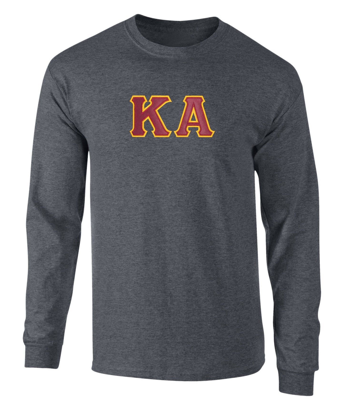 Kappa Alpha Twill Letter Long Sleeve Tee