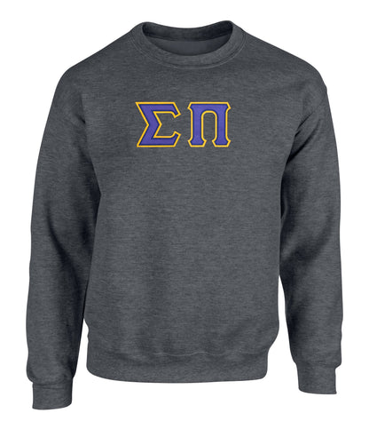 Sigma Pi Twill Letter Crewneck Sweatshirt