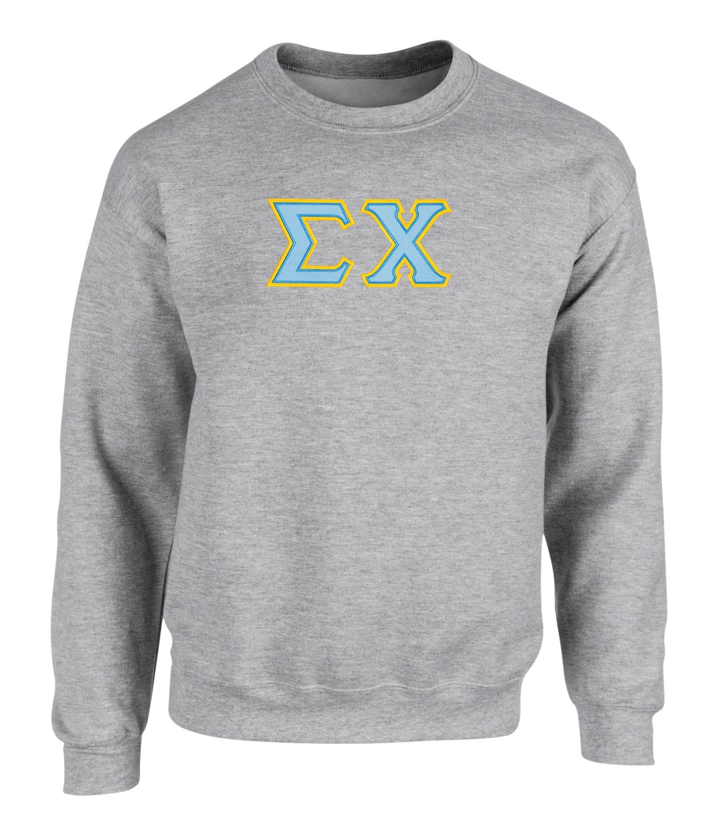 Sigma Chi Twill Letter Crewneck Sweatshirt