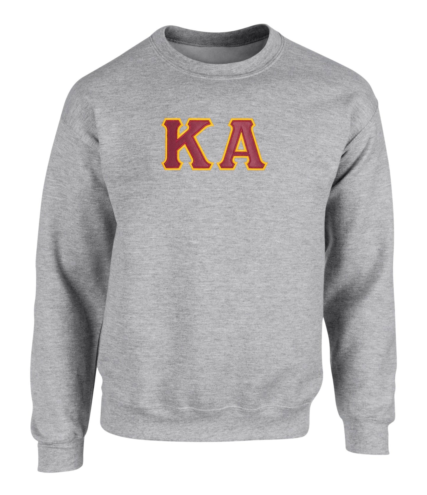 Kappa Alpha Twill Letter Crewneck Sweatshirt