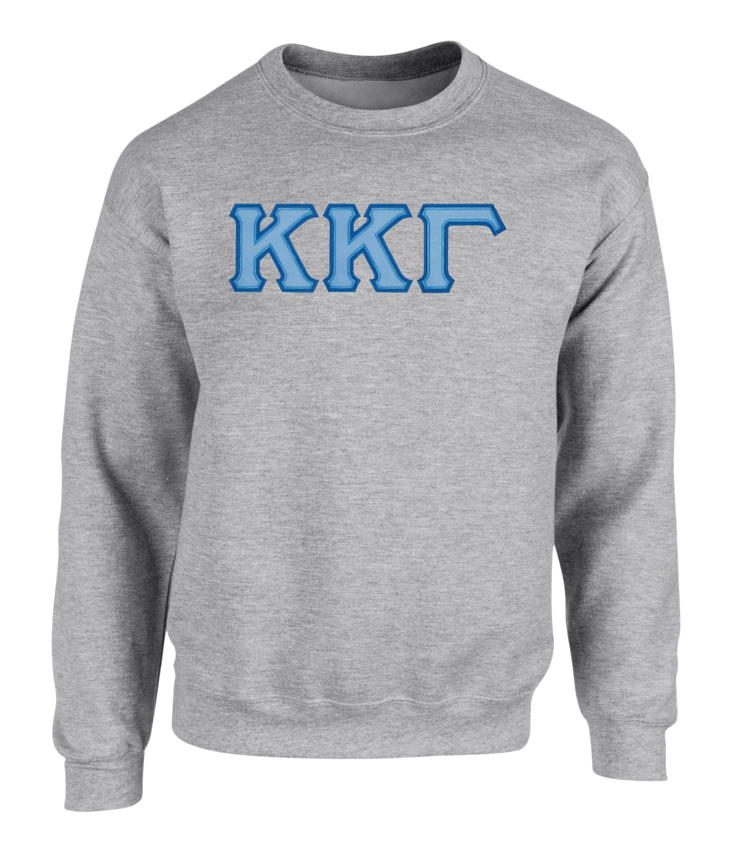 Kappa Kappa Gamma Twill Letter Crewneck Sweatshirt