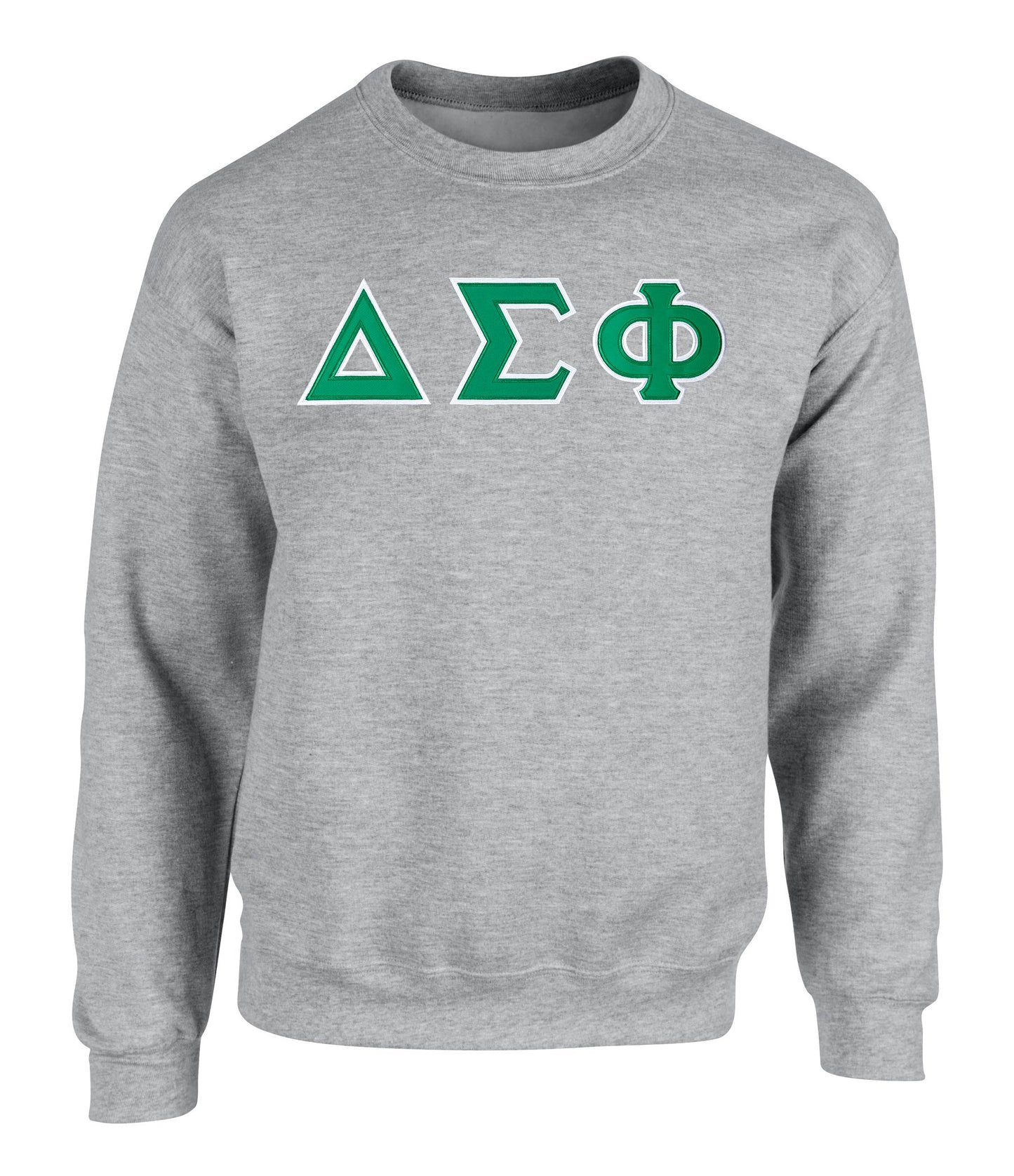 Delta Sigma Phi Twill Letter Crewneck Sweatshirt