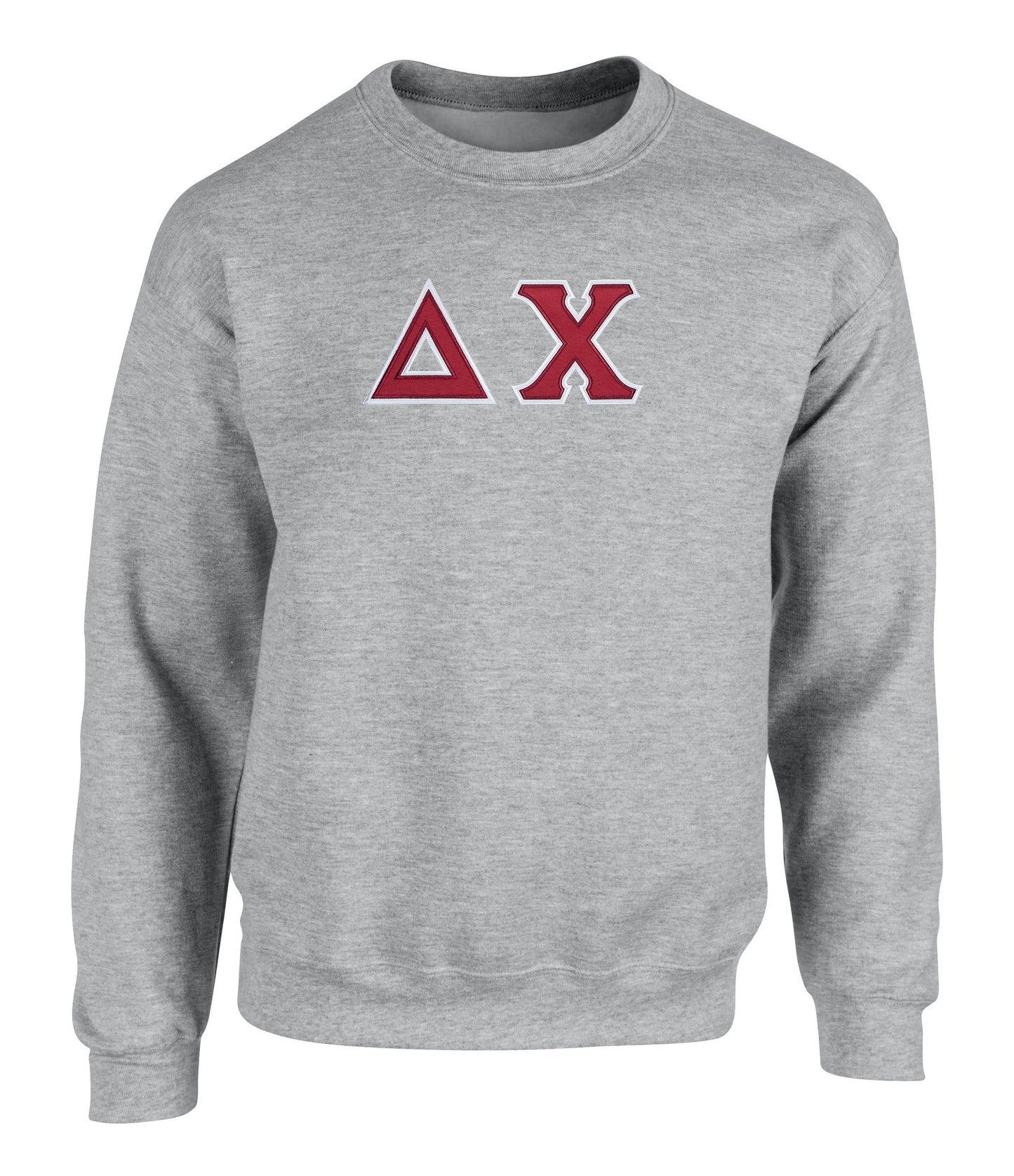 Delta Chi Twill Letter Crewneck Sweatshirt