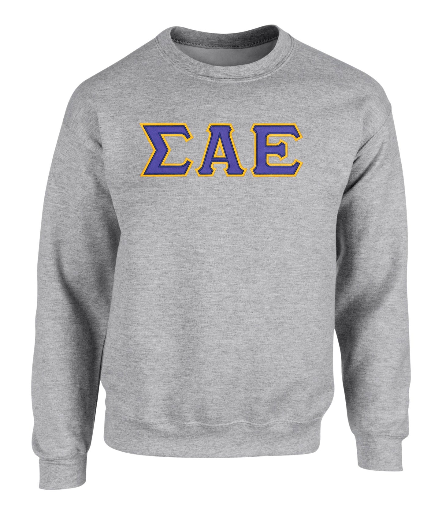 Sigma Alpha Epsilon Twill Letter Crewneck Sweatshirt