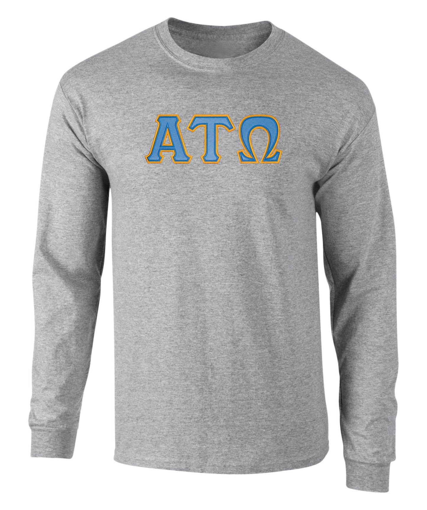 Alpha Tau Omega Twill Letter Long Sleeve Tee