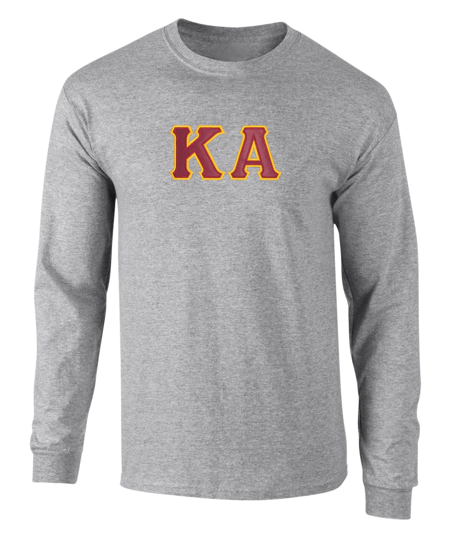 Kappa Alpha Twill Letter Long Sleeve Tee