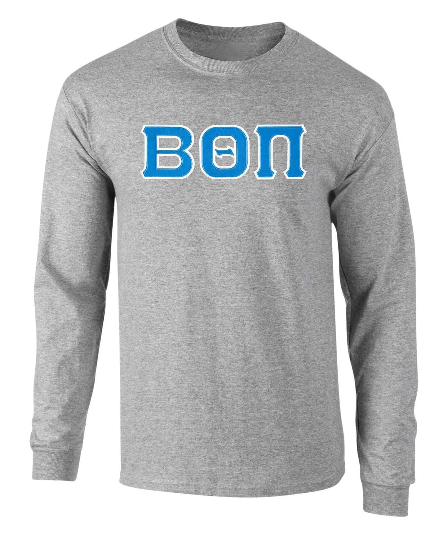 Beta Theta Pi Twill Letter Long Sleeve T Shirt