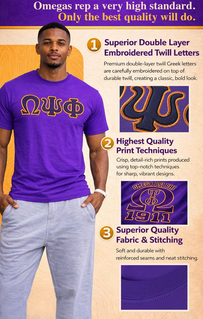 Omega Psi Phi 85th Conclave North American Tour Shirt