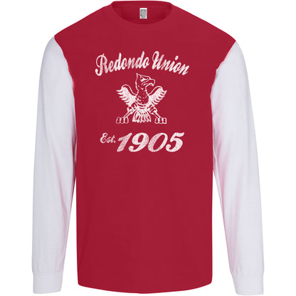 RUHS Standing Sea Hawk Long Sleeve Contrast Shirt