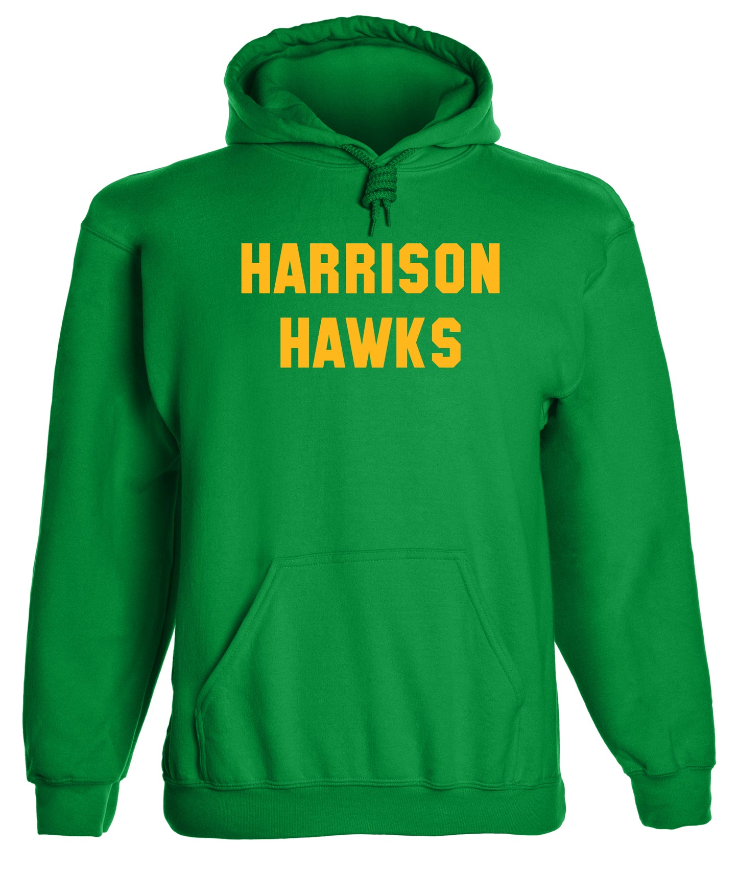 Heavyweight Hoodie With Custom Team/Mascot Print - <Green/Gold