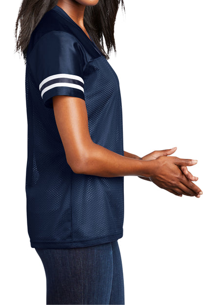 TCTG Team Spirit Womens Replica Jersey – College, Sports, High School & Fan Apparel - Navy/ White