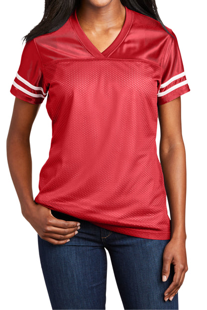 TCTG Team Spirit Womens Replica Jersey – College, Sports, High School & Fan Apparel - Red/ White