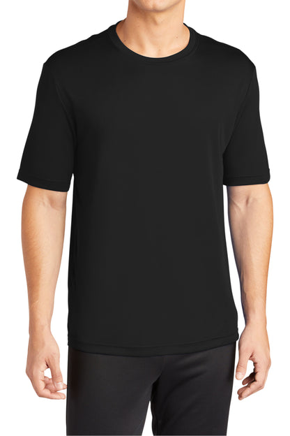 TCTG Team Spirit Athletic Wicking Short Sleeve Tee – College, Sports, High School & Fan Apparel - Black