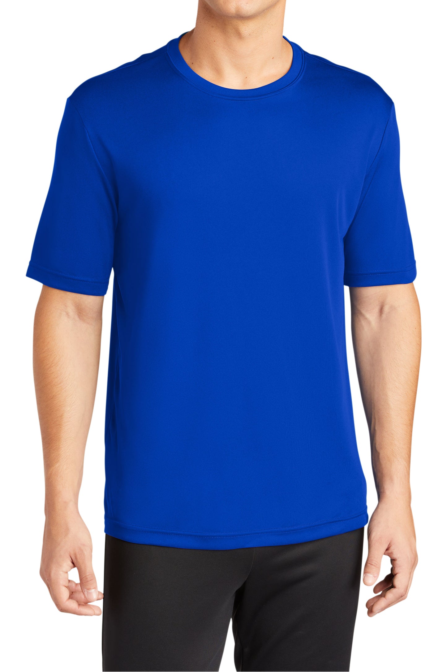 TCTG Team Spirit Athletic Wicking Short Sleeve Tee – College, Sports, High School & Fan Apparel - Blue