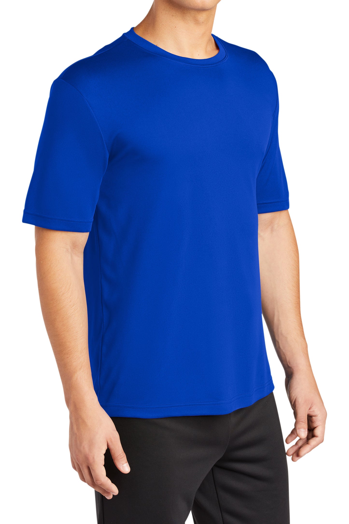 TCTG Team Spirit Athletic Wicking Short Sleeve Tee – College, Sports, High School & Fan Apparel - Blue