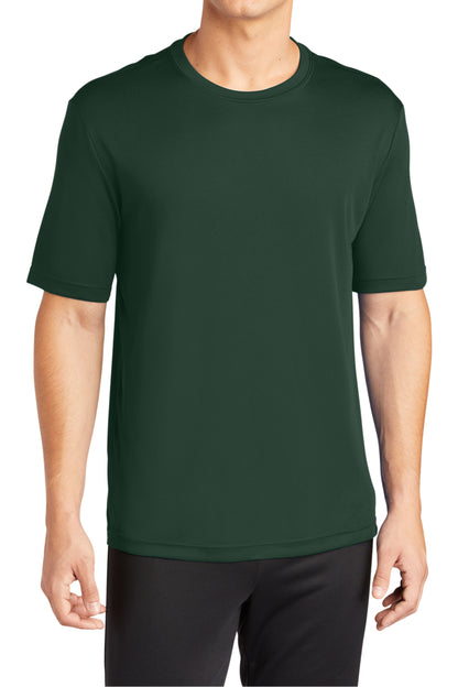 TCTG Team Spirit Athletic Wicking Short Sleeve Tee – College, Sports, High School & Fan Apparel - Forest Green