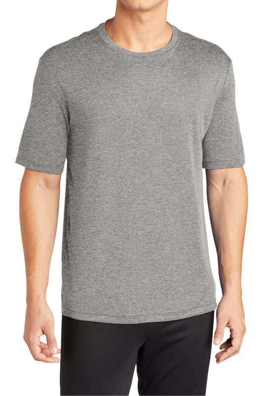 TCTG Team Spirit Athletic Wicking Short Sleeve Tee – College, Sports, High School & Fan Apparel - Gray