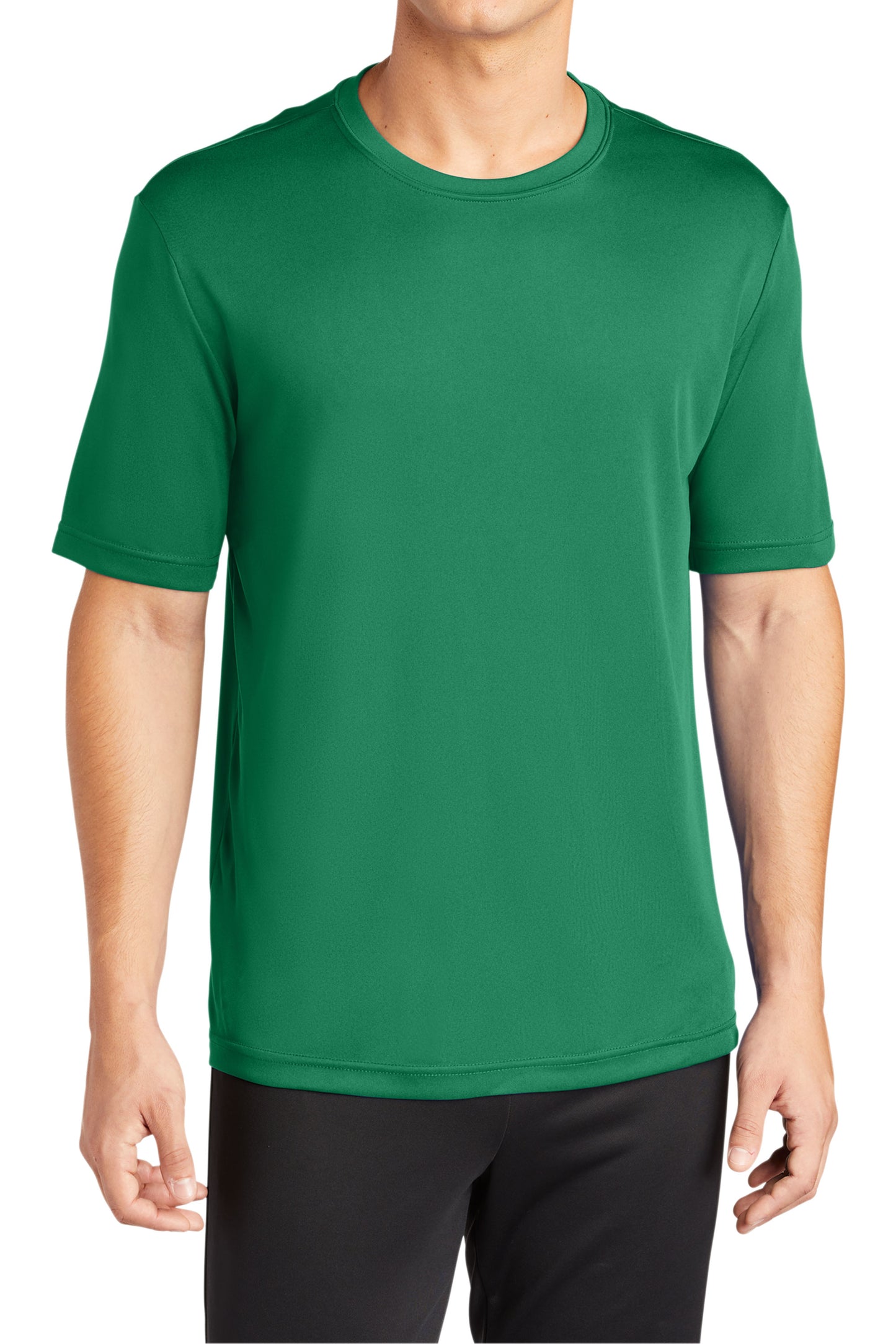 TCTG Team Spirit Athletic Wicking Short Sleeve Tee – College, Sports, High School & Fan Apparel - Green