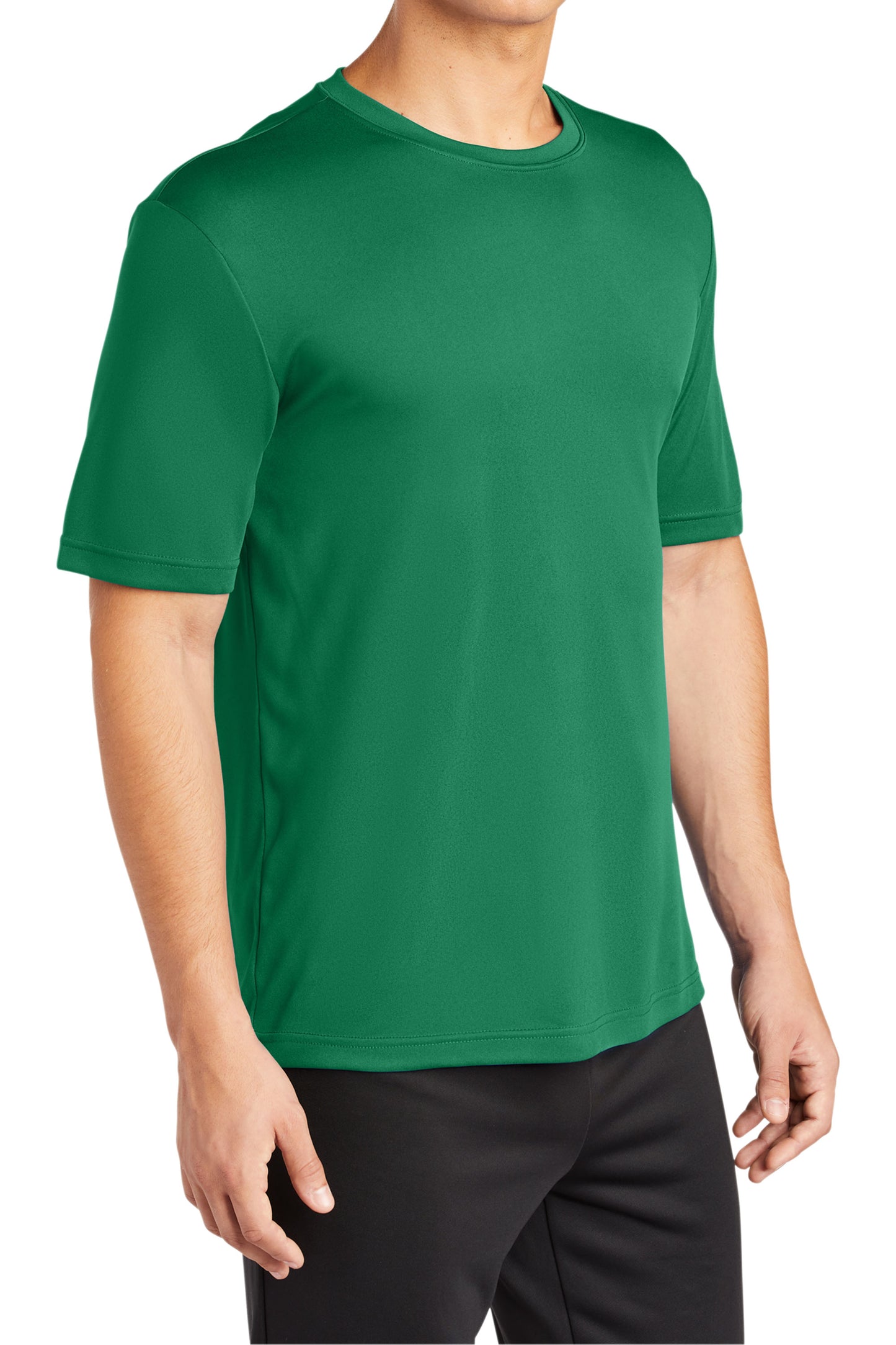 TCTG Team Spirit Athletic Wicking Short Sleeve Tee – College, Sports, High School & Fan Apparel - Green