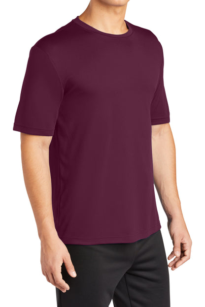 TCTG Team Spirit Athletic Wicking Short Sleeve Tee – College, Sports, High School & Fan Apparel - Maroon