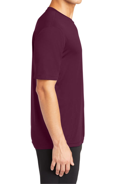 TCTG Team Spirit Athletic Wicking Short Sleeve Tee – College, Sports, High School & Fan Apparel - Maroon