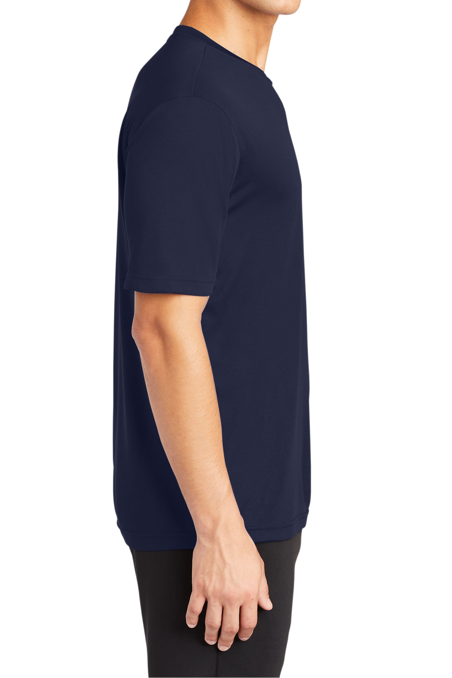 TCTG Team Spirit Athletic Wicking Short Sleeve Tee – College, Sports, High School & Fan Apparel - Navy