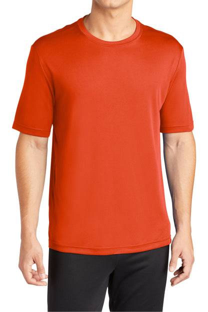 TCTG Team Spirit Athletic Wicking Short Sleeve Tee – College, Sports, High School & Fan Apparel - Orange