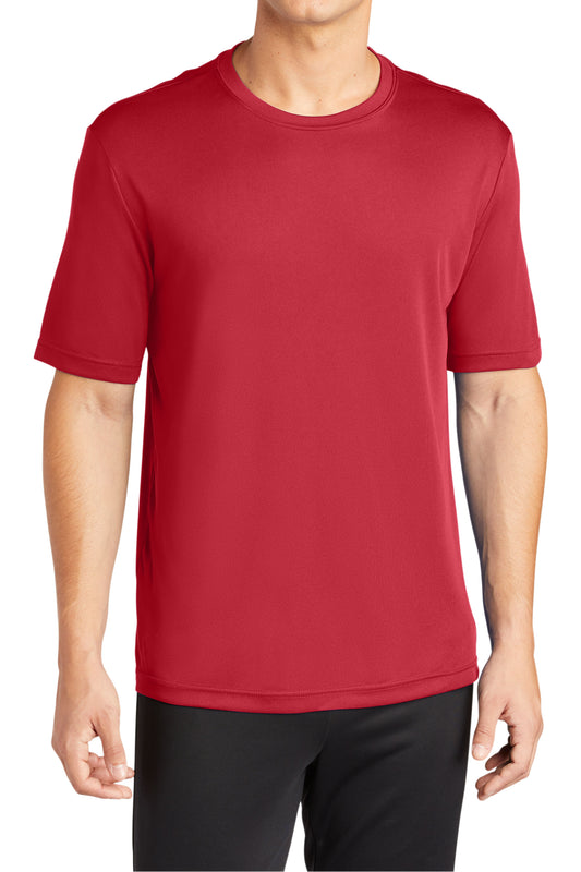 TCTG Team Spirit Athletic Wicking Short Sleeve Tee – College, Sports, High School & Fan Apparel - Red