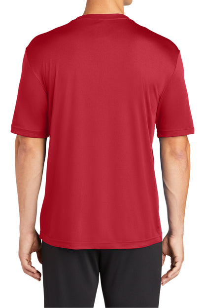 TCTG Team Spirit Athletic Wicking Short Sleeve Tee – College, Sports, High School & Fan Apparel - Red