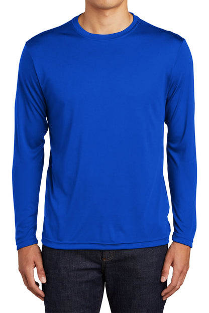 TCTG Team Spirit Athletic Wicking Long Sleeve Tee – College, Sports, High School & Fan Apparel -  Blue